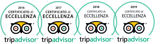 Certificato d'Eccellenza 2016, 2017, 2018, 2019