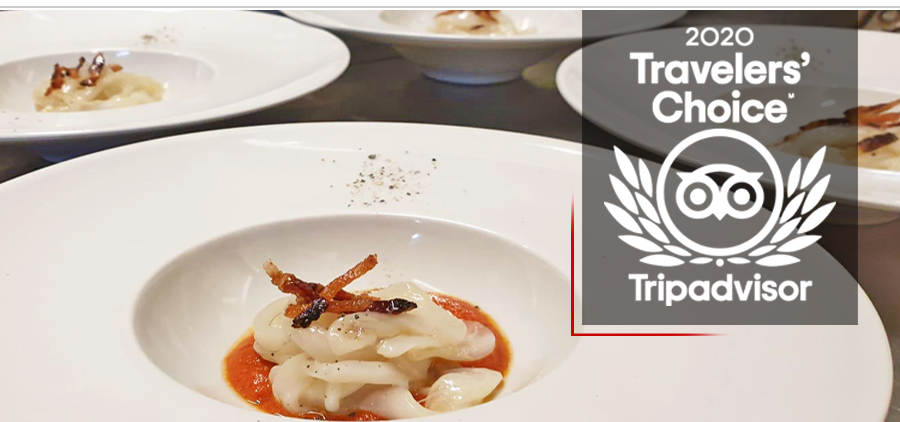 Premio Travellers Choice 2020 da TripAdvisor