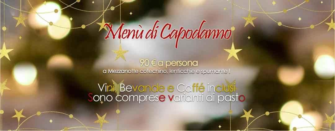 Menu' di Capodanno a Grottaferrata
